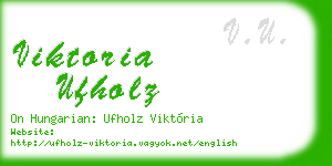viktoria ufholz business card